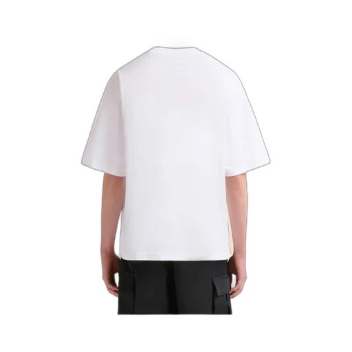 Cotton T-Shirt With Fawn Print