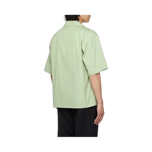 Logo Stitch Short-Sleeved Poplin Shirt