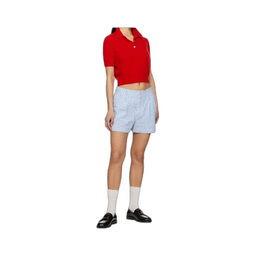 Checked Seersucker Shorts