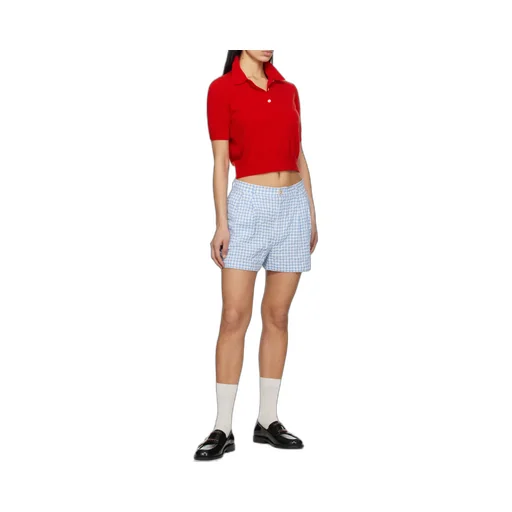 Checked Seersucker Shorts