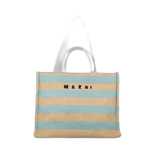 Logo Embroidered Medium Tote Bag