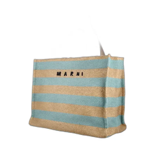 Logo Embroidered Medium Tote Bag