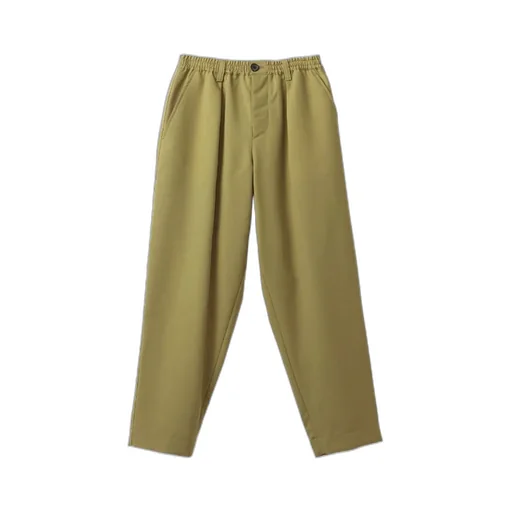 Straight-Leg Cropped Trousers
