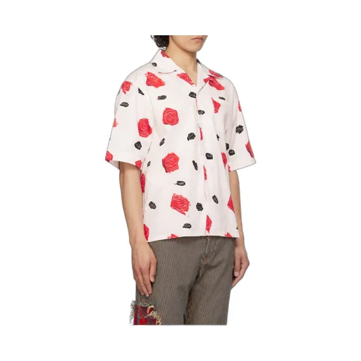 Flower-Print Shirt