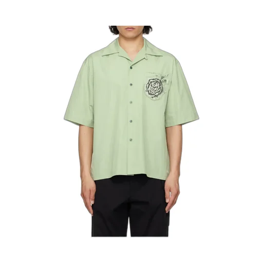 Logo Stitch Short-Sleeved Poplin Shirt