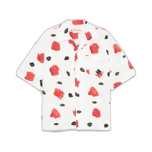 Flower-Print Shirt