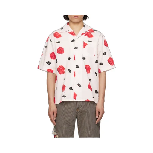 Flower-Print Shirt