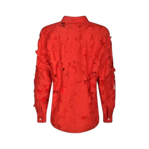 Cut Out Detailed Boxy Fit Shirt