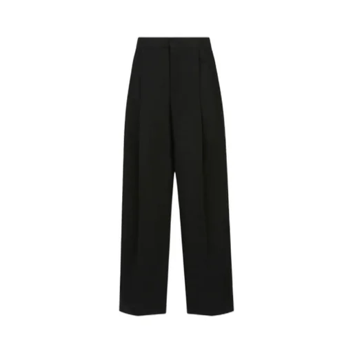 Maxi Pleat Poplin Trousers