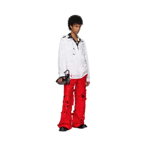 Cut-Out Cargo Pants