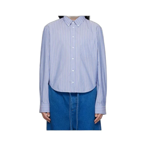 Poplin Stripe Long Sleeve Shirt