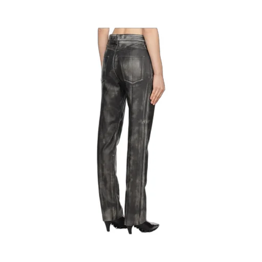 Faded Leather Trousers