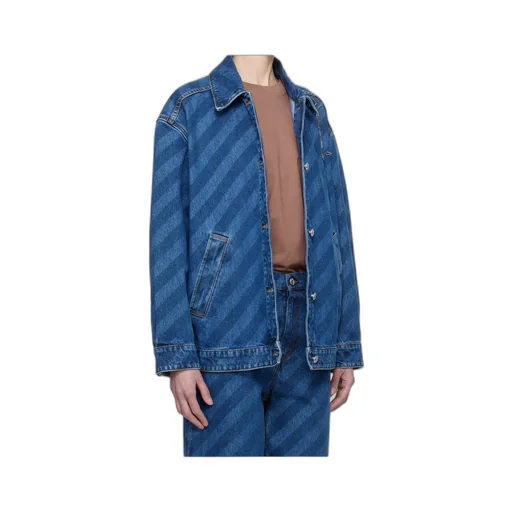 Striped Denim Jacket