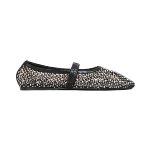 Embellished Mary Jane Ballet Flats