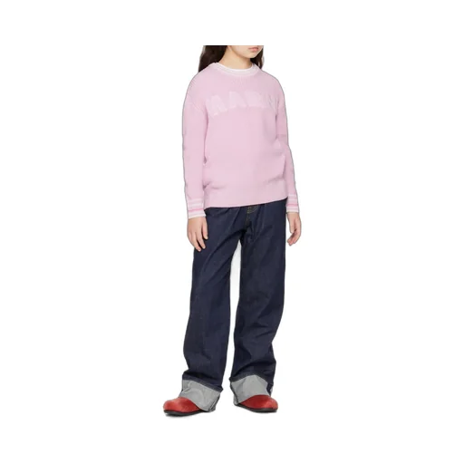 Logo Embroidered Knit Jumper