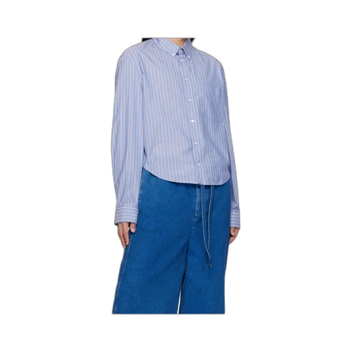 Poplin Stripe Long Sleeve Shirt