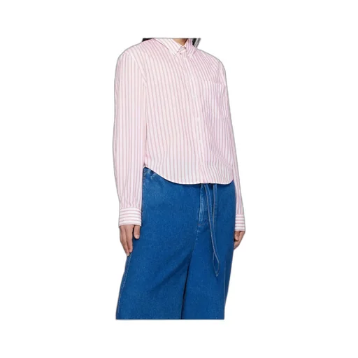 Poplin Stripe Long Sleeve Shirt