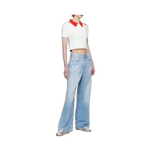 Technical Viscose Polo With Contrasting Back Panel