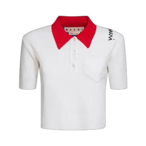 Technical Viscose Polo With Contrasting Back Panel
