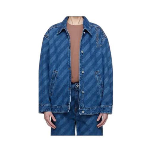 Striped Denim Jacket
