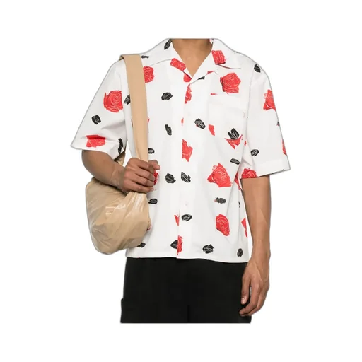 Flower-Print Shirt