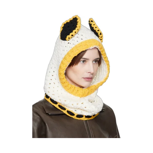 Wool Balaclava With Ears