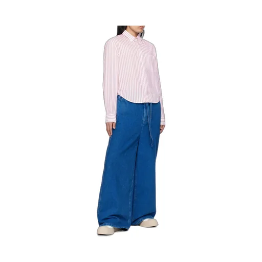 Poplin Stripe Long Sleeve Shirt