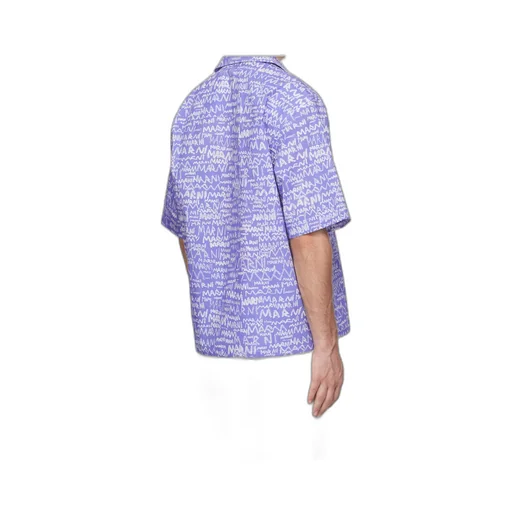 All-Over Logo Printed Short-Sleeved Shirt
