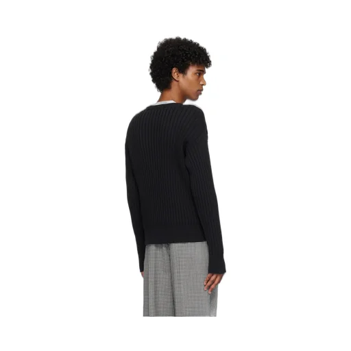 Cable Logo Crewneck Sweater