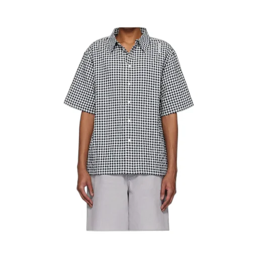 Gingham Seersucker Shirt