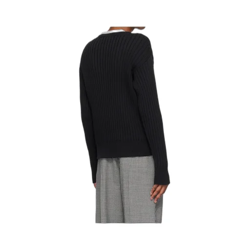 Cable Logo Crewneck Sweater
