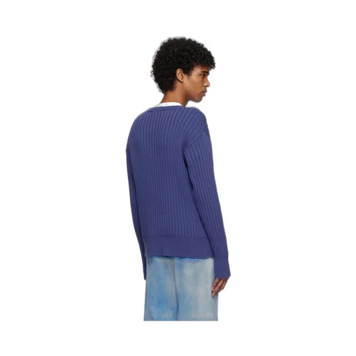 Logo Rib Crew Knit
