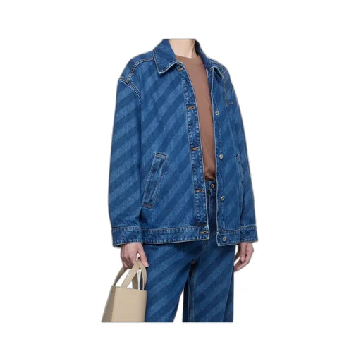 Striped Denim Jacket