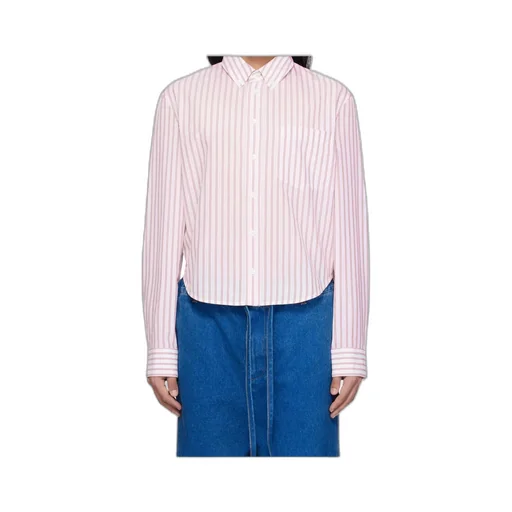 Poplin Stripe Long Sleeve Shirt