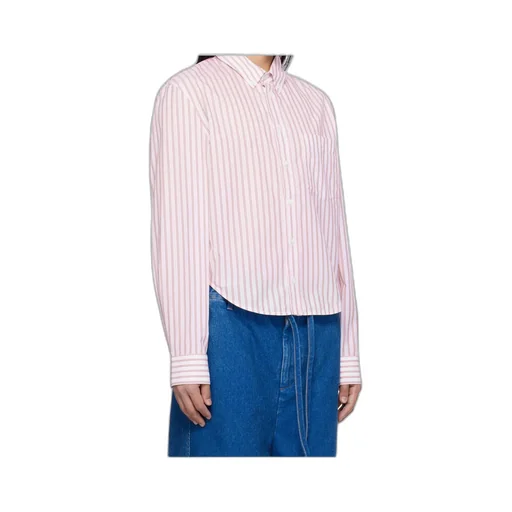 Poplin Stripe Long Sleeve Shirt