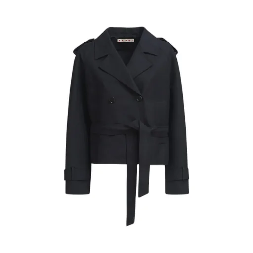 Double-Breasted Trench Jacket