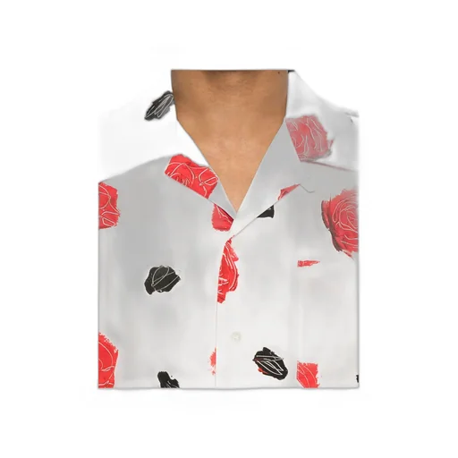 Flower-Print Shirt