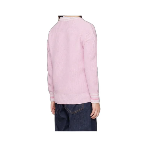 Logo Embroidered Knit Jumper