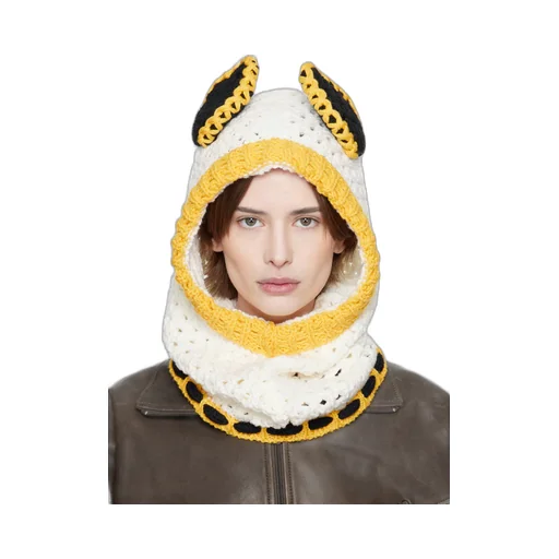 Wool Balaclava With Ears