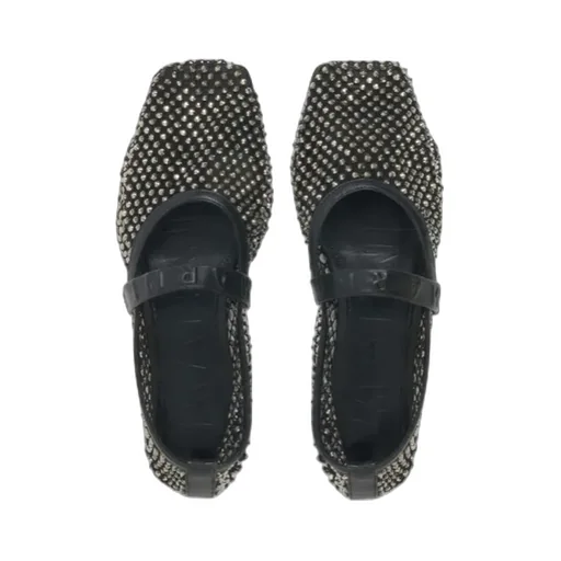 Embellished Mary Jane Ballet Flats
