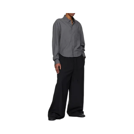 Straight-Leg Drawstring Trousers