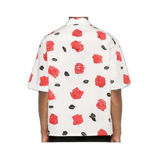 Flower-Print Shirt