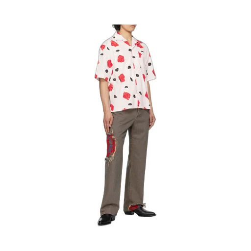 Flower-Print Shirt