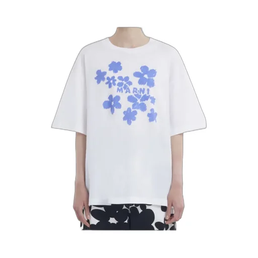 Floral Printed Crewneck T-Shirt
