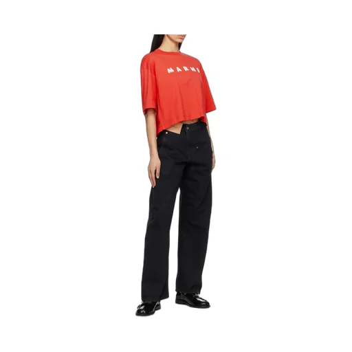 Logo Scribbled Boxy T-Shirt
