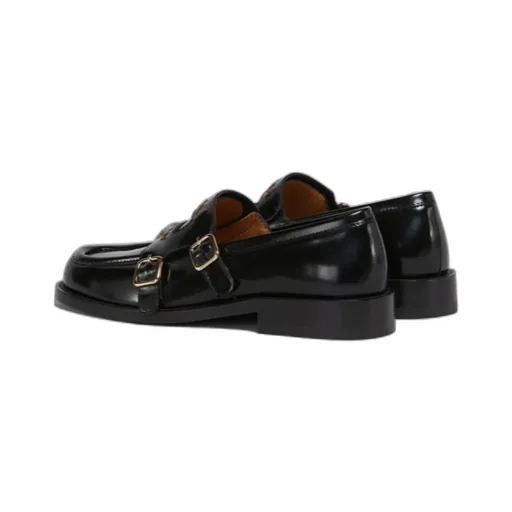 Decorative Buckle Detailed Loafers
