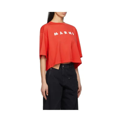 Logo Scribbled Boxy T-Shirt