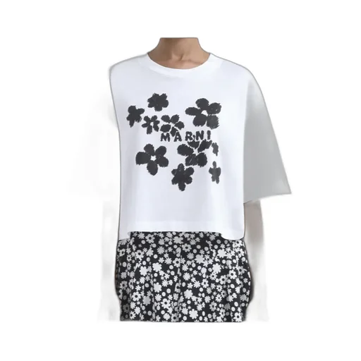 Daisy Garden Print Jersey T-Shirt