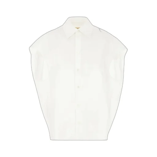 Logo Embroidered Poplin Shirt