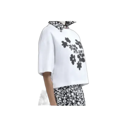 Daisy Garden Print Jersey T-Shirt